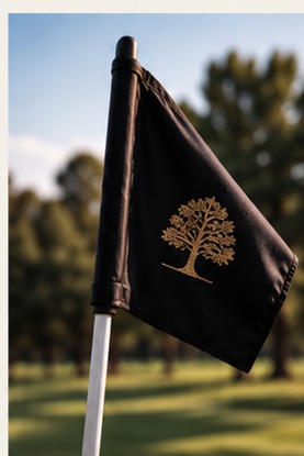 Pin & Oak Golf Flagge